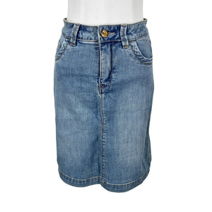 Unisex Flash Jeans - Denim skirt, size 34 - Light blue (1)