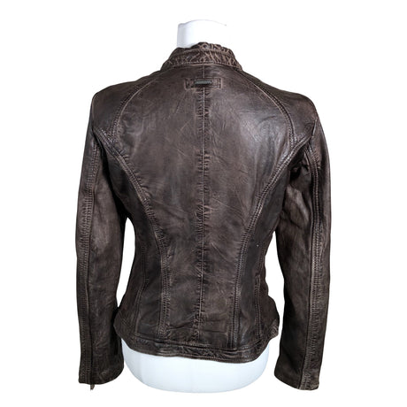 Unisex Milestone - Leather jacket, size 40 - Brown (2)