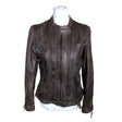 Unisex Milestone - Leather jacket, size 40 - Brown ()