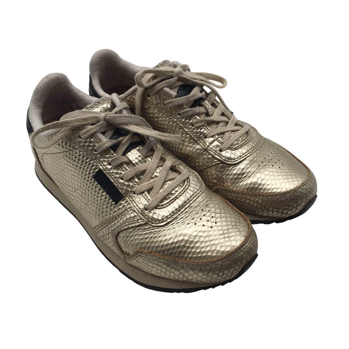 Unisex Woden - Casual sneakers, size 39 - Gold (2)