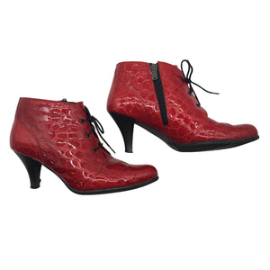 Unisex Janita - Ankle boots, size 38 - Red (1)