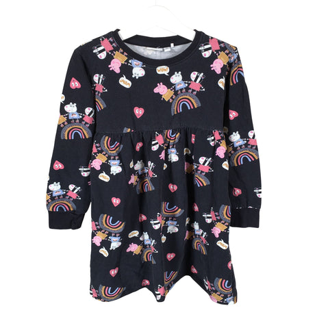Unisex Name It - Sweatshirt dress, size 110 - 116 - Black ()
