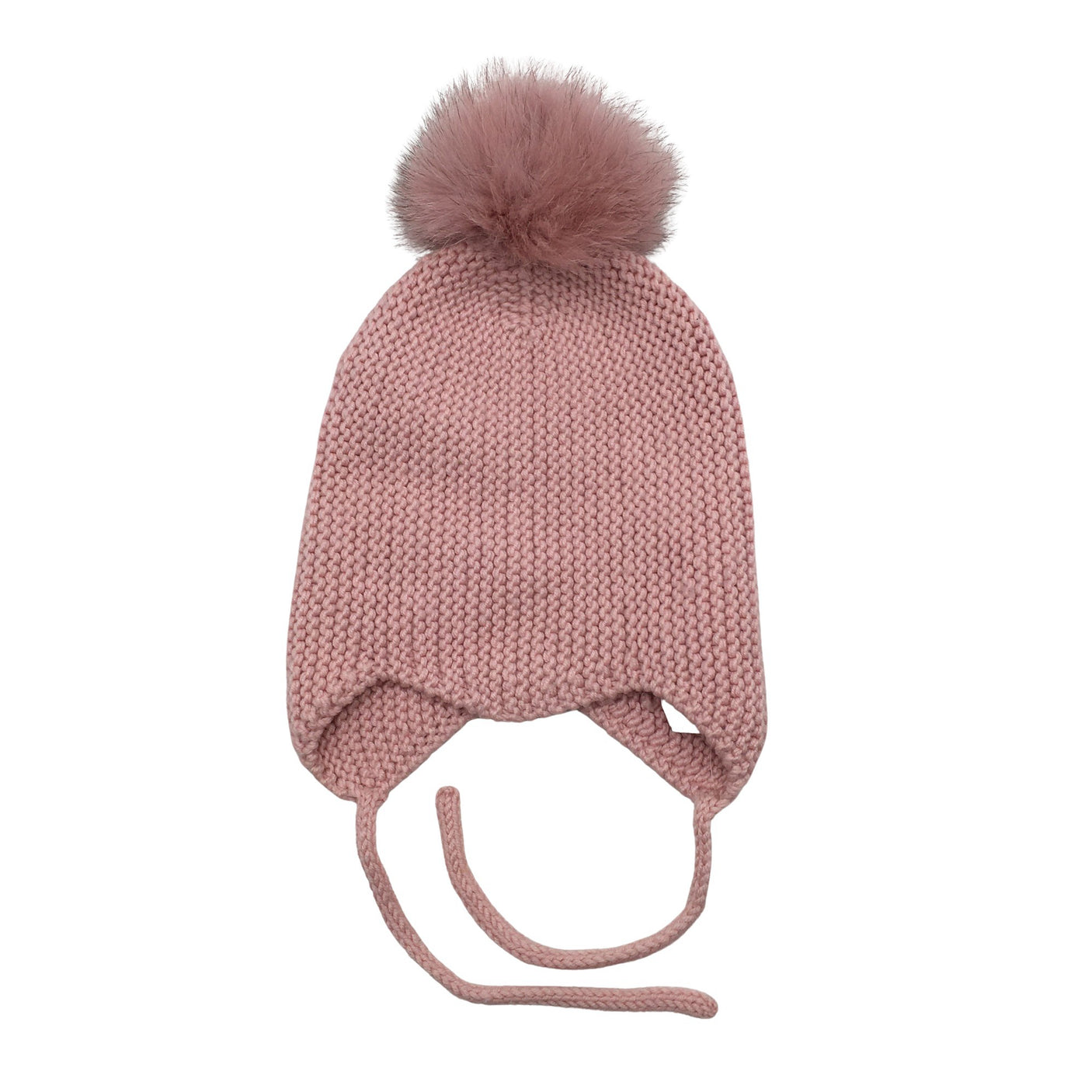 Unisex Handmade - Winter beanie, size 48 - 50 cm - Light pink (1)