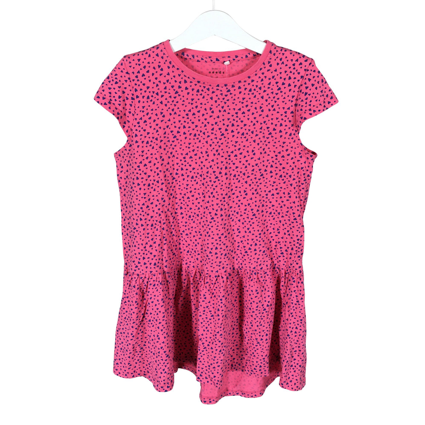 Unisex Name It - Tricot dress, size 128 - 134 - Pink (1)