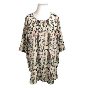 Unisex Junarose - Schiffon tunic, size 46 - Beige (1)