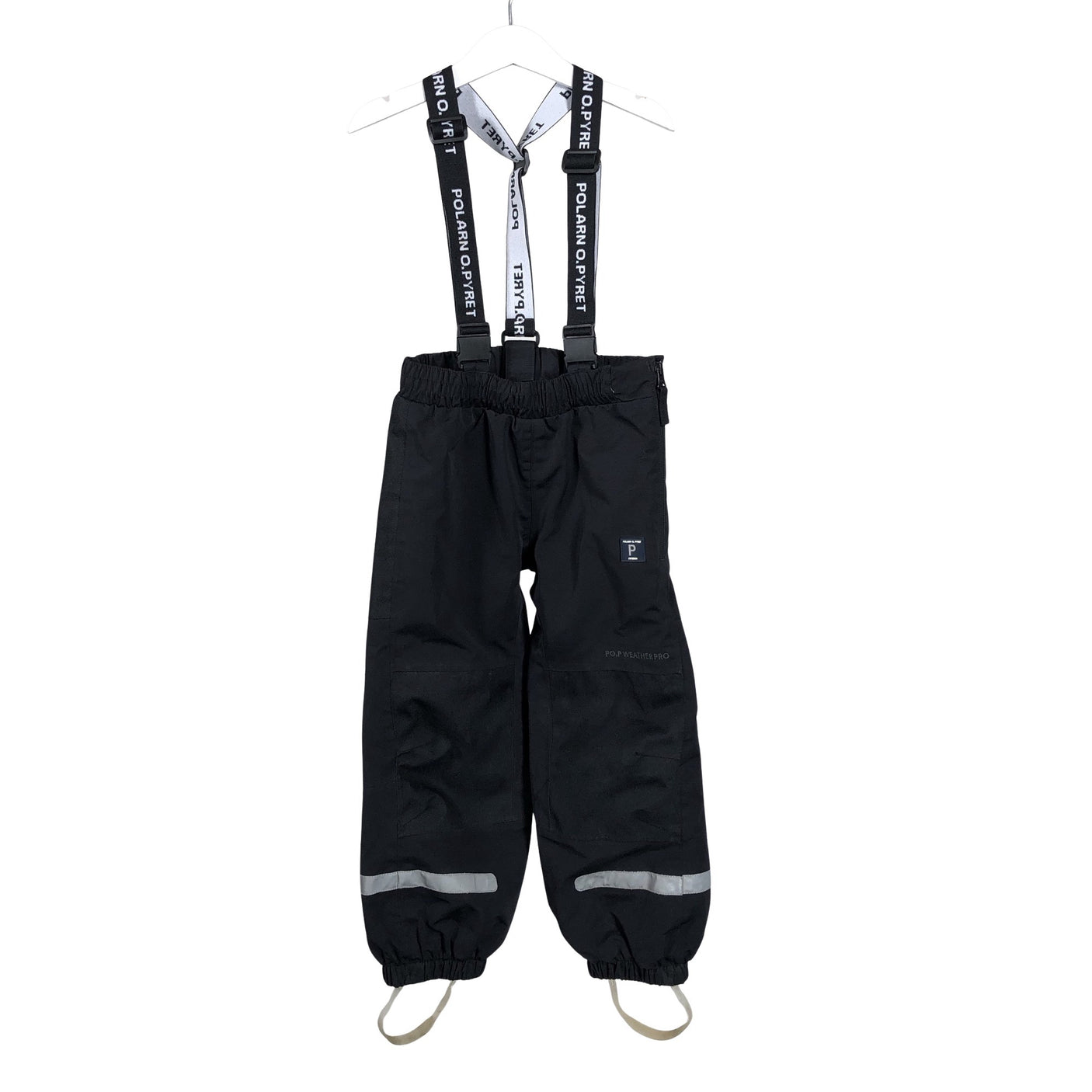 Unisex Polarn O. Pyret - Spring/Fall pants, size 104 - 110 - Black (1)