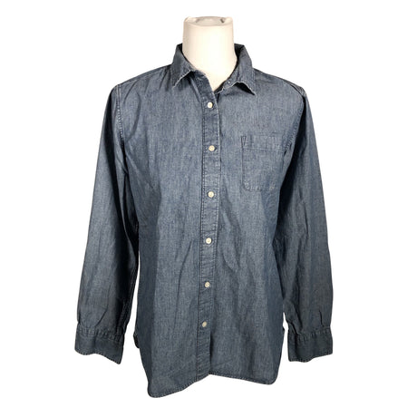 Unisex Muji - Collared shirt, size 40 - Blue ()