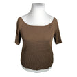 Unisex Lindex - Tricot shirt, size 42 - Brown ()