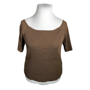 Unisex Lindex - Tricot shirt, size 42 - Brown (1)