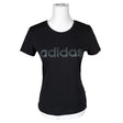 Unisex Adidas - Sports shirt, short sleeve, size 34 - Black ()