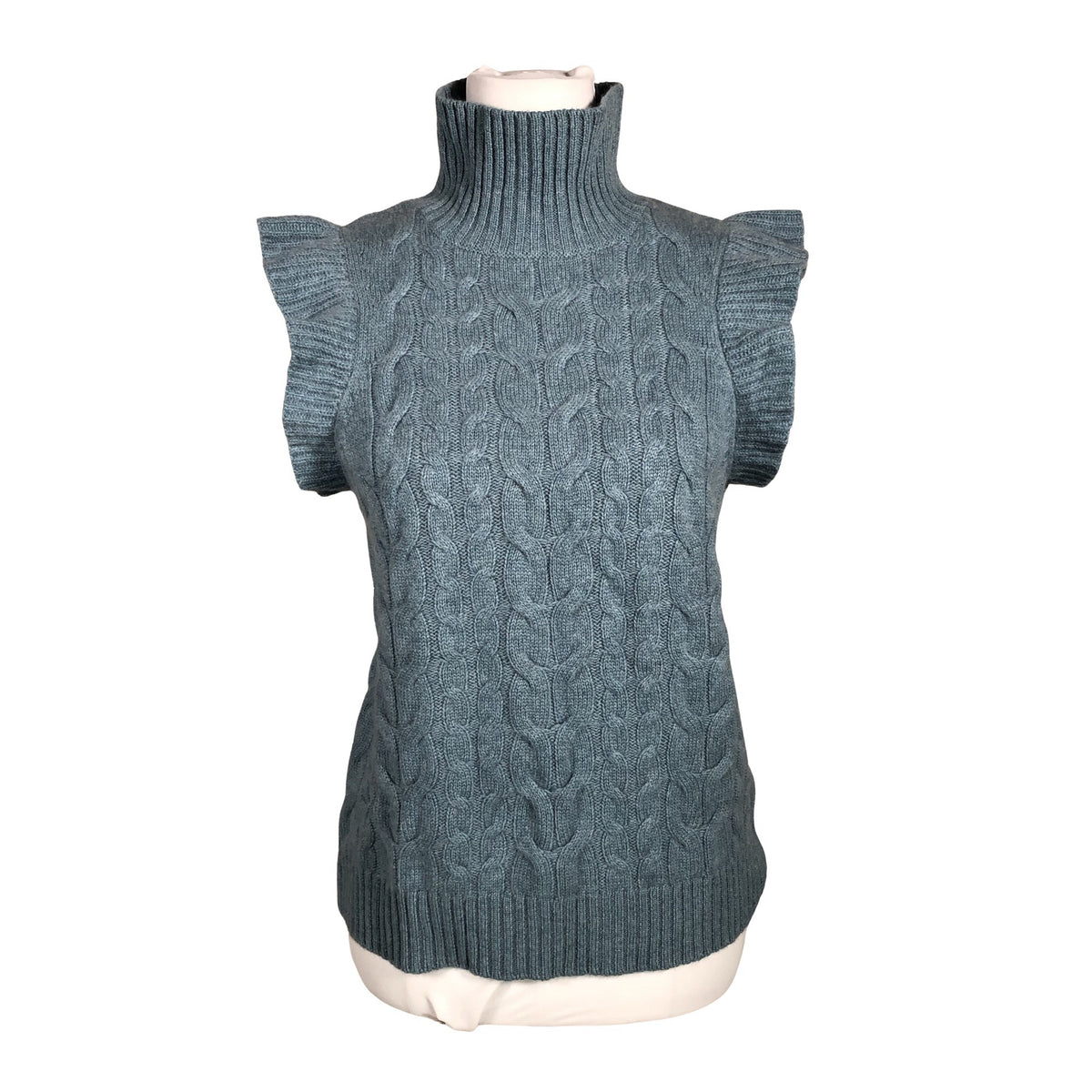 Unisex Davida - Knit vest, size 38 - Green (1)