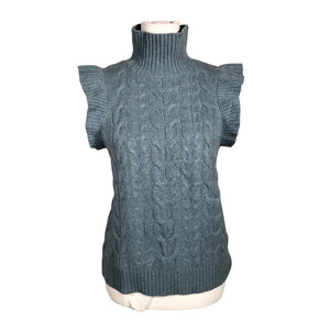 Unisex Davida - Knit vest, size 38 - Green (1)