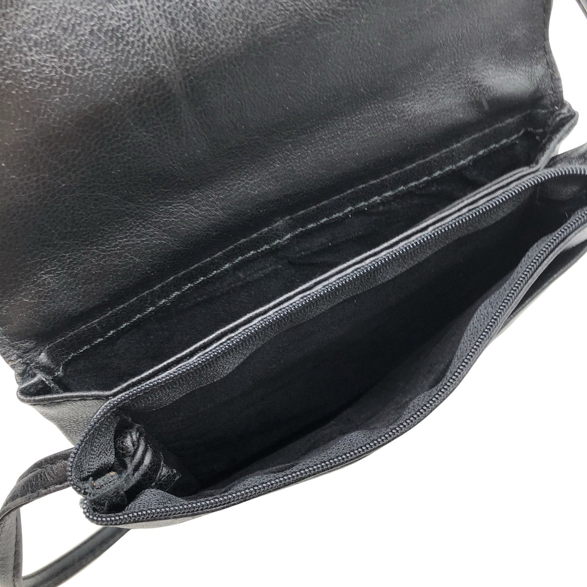 Unisex Handmade - Shoulder bag, size Mini - Black (3)