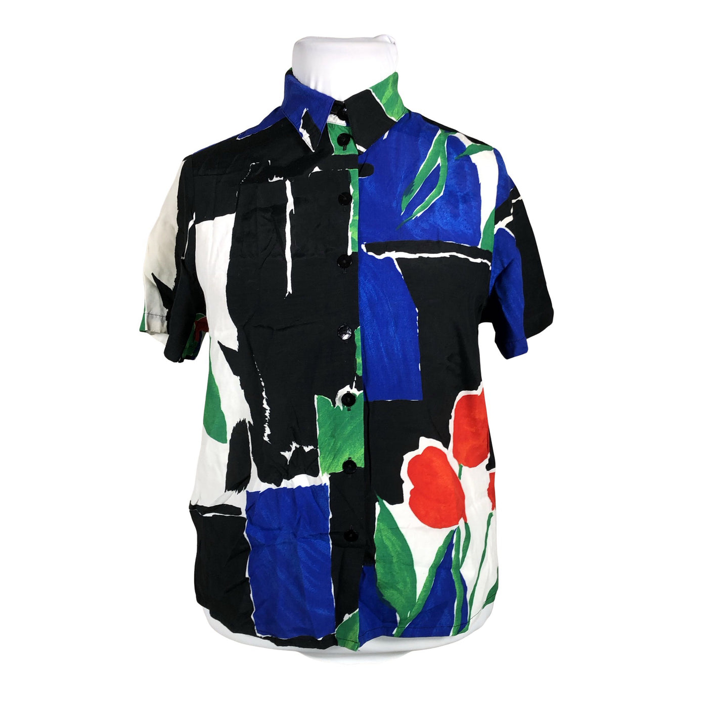 Unisex Atelier Goldner Schnitt - Short-sleeved blouse, size 44 - Black (1)
