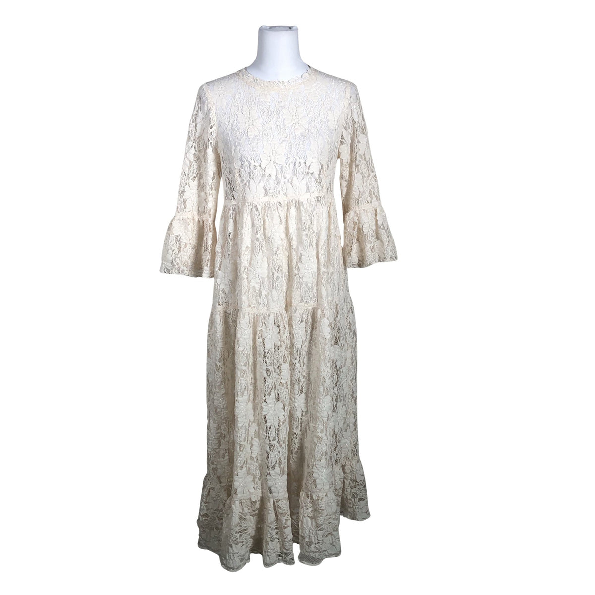 Unisex Andiata - Party dress, size 38 - Natural white (1)