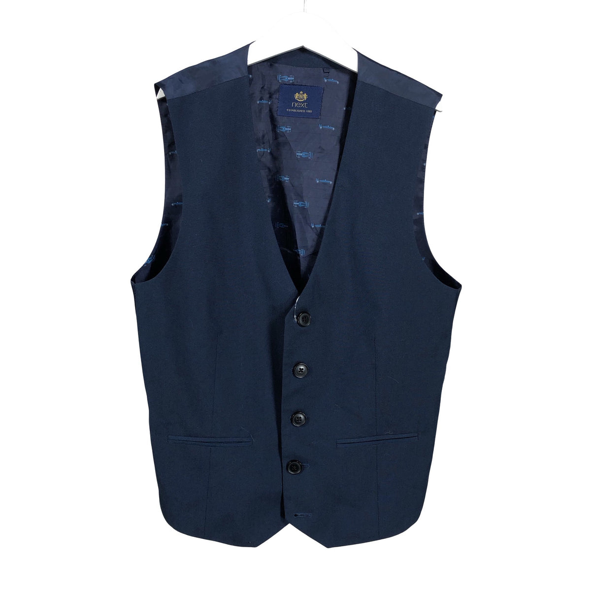 Unisex Next - Suit vest, size 152 - 158 - Blue (1)
