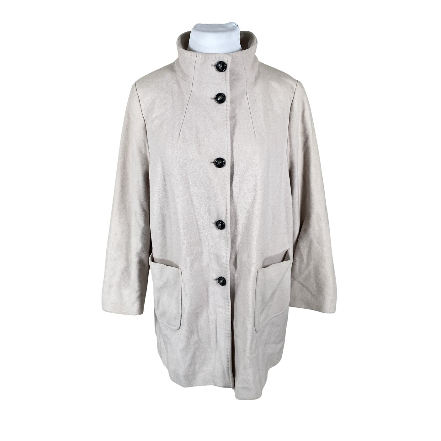 Unisex Basler - Wool coat, size 46 - Beige (1)