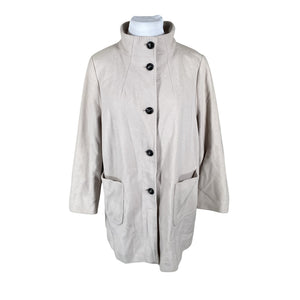 Unisex Basler - Wool coat, size 46 - Beige (1)