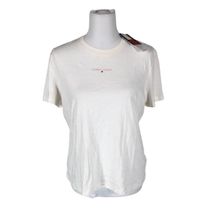 Unisex Tommy Jeans (Tommy Hilfiger) - T-shirt, size 40 - White (1)
