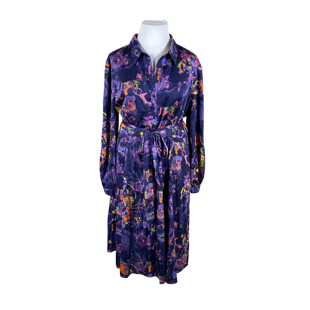 Unisex Chi Chi London - Schiffon dress, size 50 - Violet (1)