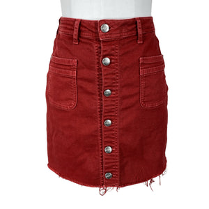 Unisex Pepe Jeans - Denim skirt, size 34 - Red (1)