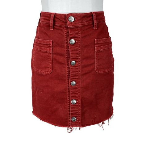 Unisex Pepe Jeans - Denim skirt, size 34 - Red ()