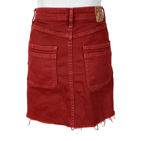 Unisex Pepe Jeans - Denim skirt, size 34 - Red (2)