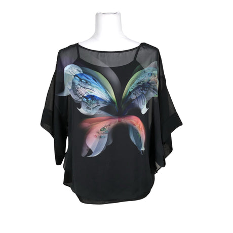 Unisex Wallis - Short-sleeved blouse, size 36 - Black ()