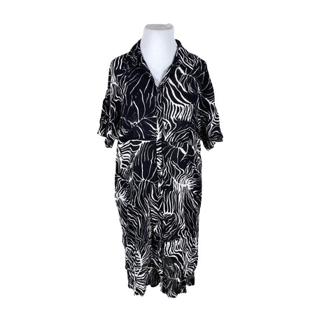 Unisex Ze-Ze - Schiffon dress, size 46 - Black ()
