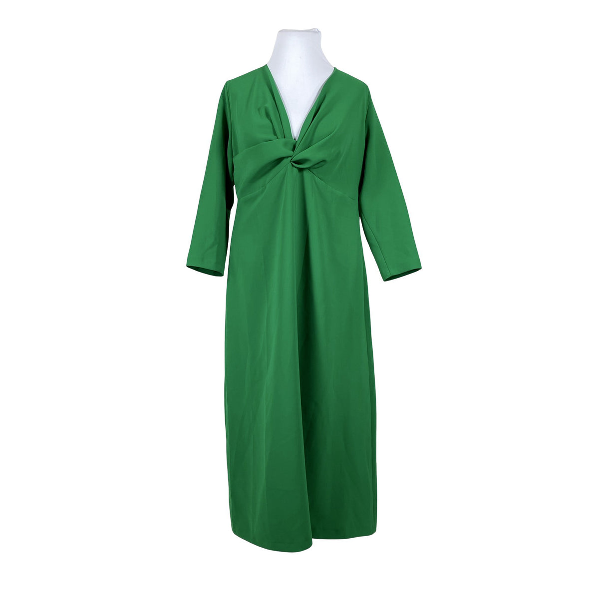 Unisex Doppwoman - Schiffon dress, size 42 - Green (1)