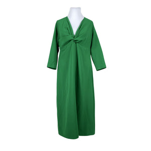 Unisex Doppwoman - Schiffon dress, size 42 - Green (1)