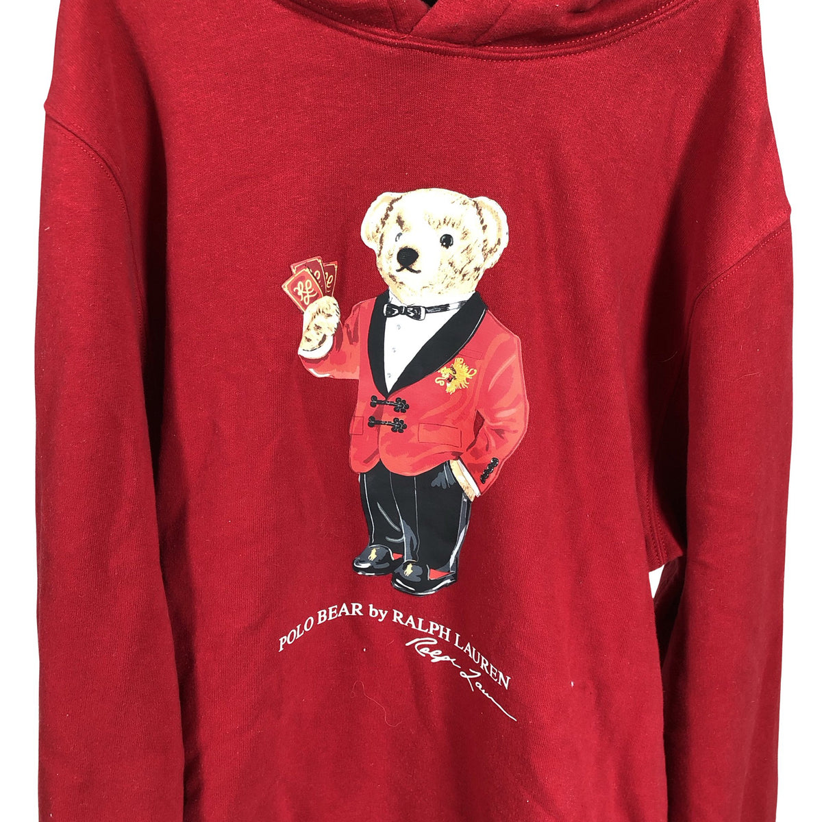Unisex Polo Ralph Lauren - Hoodie, size 170 - 176 - Red (3)