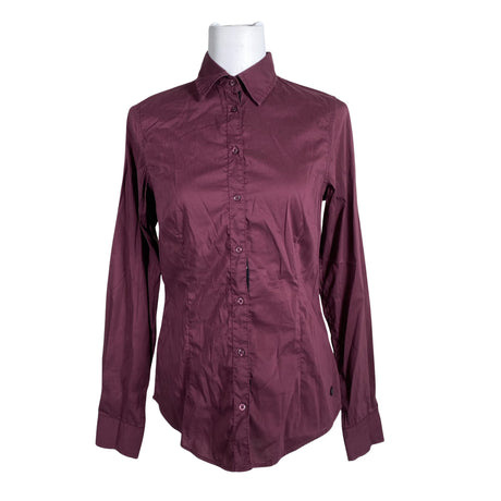 Unisex Lerros - Collared shirt, size 36 - Wine red ()