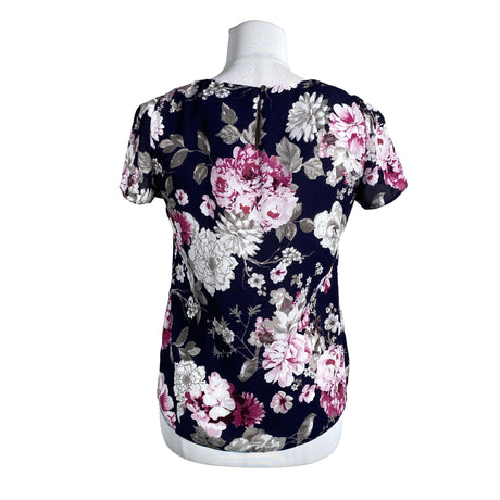 Unisex Billie&Blossom - Short-sleeved blouse, size 38 - Black (2)