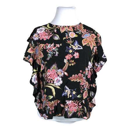 Unisex Mosaic - Short-sleeved blouse, size 42 - Gray ()