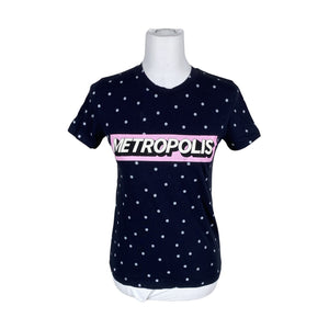 Unisex Samsoe&Samsoe - T-shirt, size 34 - Blue (1)