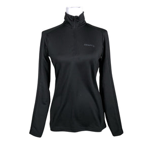 Unisex Craft - Sports shirt, long sleeve, size 36 - Black (1)