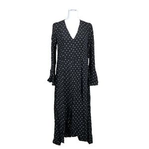 Unisex Arket - Schiffon dress, size 40 - Black (1)