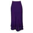 Unisex Diolen - Pleated skirt, size 34 - Violet ()