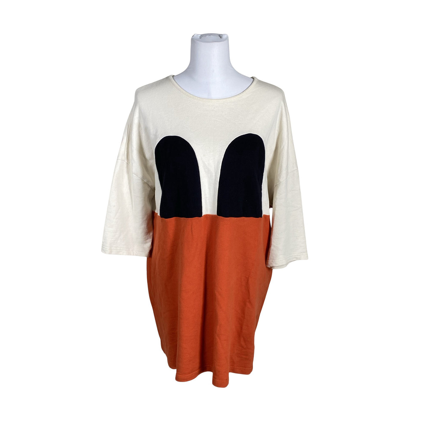 Unisex R/H Studio - Sweatshirt tunic, size 40 - Beige (1)