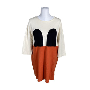 Unisex R/H Studio - Sweatshirt tunic, size 40 - Beige (1)