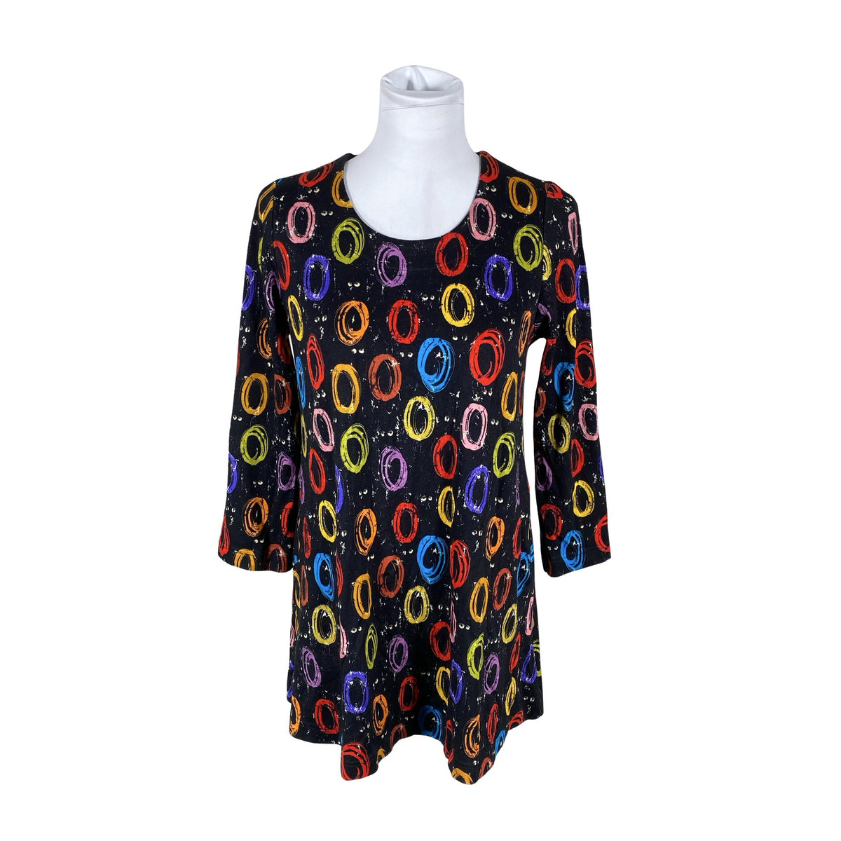 Unisex Aino - Tricot tunic, size 36 - Black (1)