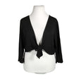 Unisex Zizzi - Tricot bolero, size 46 - Black ()