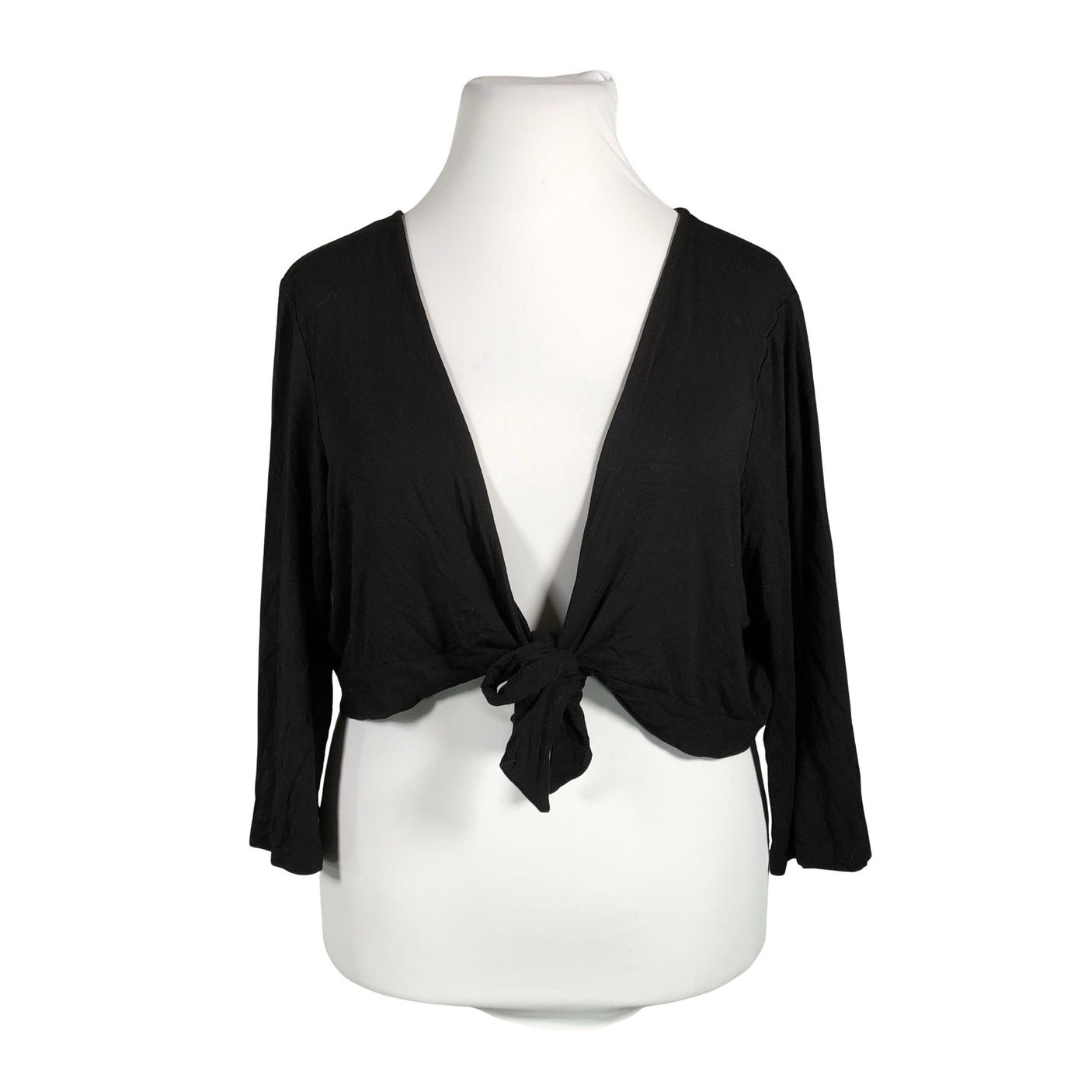 Unisex Zizzi - Tricot bolero, size 46 - Black (1)