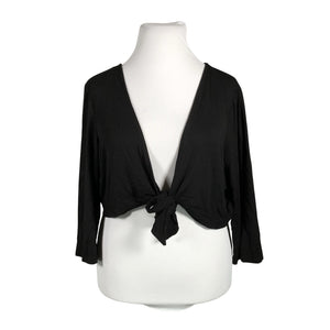 Unisex Zizzi - Tricot bolero, size 46 - Black (1)