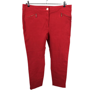 Unisex Per Una by Marks & Spencer - Capri pants, size 48 - Red (1)