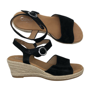 Unisex Gabor - Wedge sandals, size 36 - Black (1)