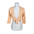 Unisex s.Oliver - Knit bolero jacket, size 40 - Orange ()