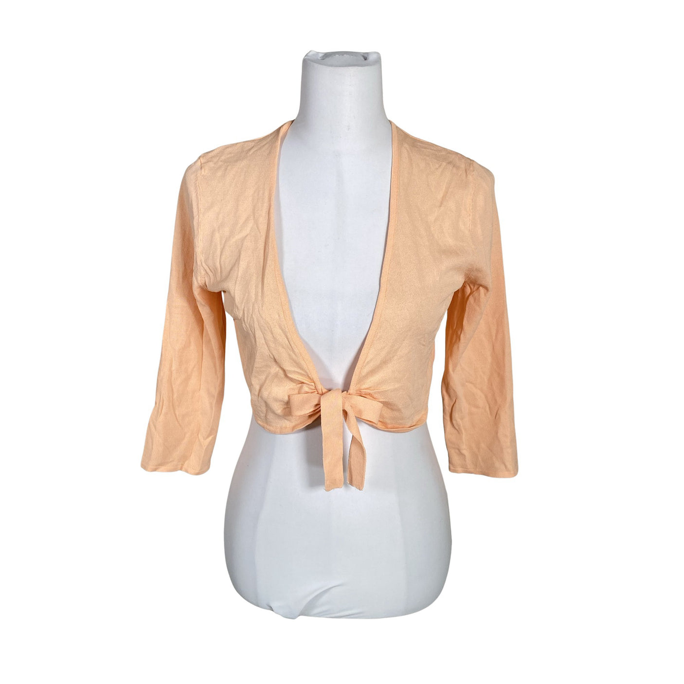 Unisex s.Oliver - Knit bolero jacket, size 40 - Orange (1)