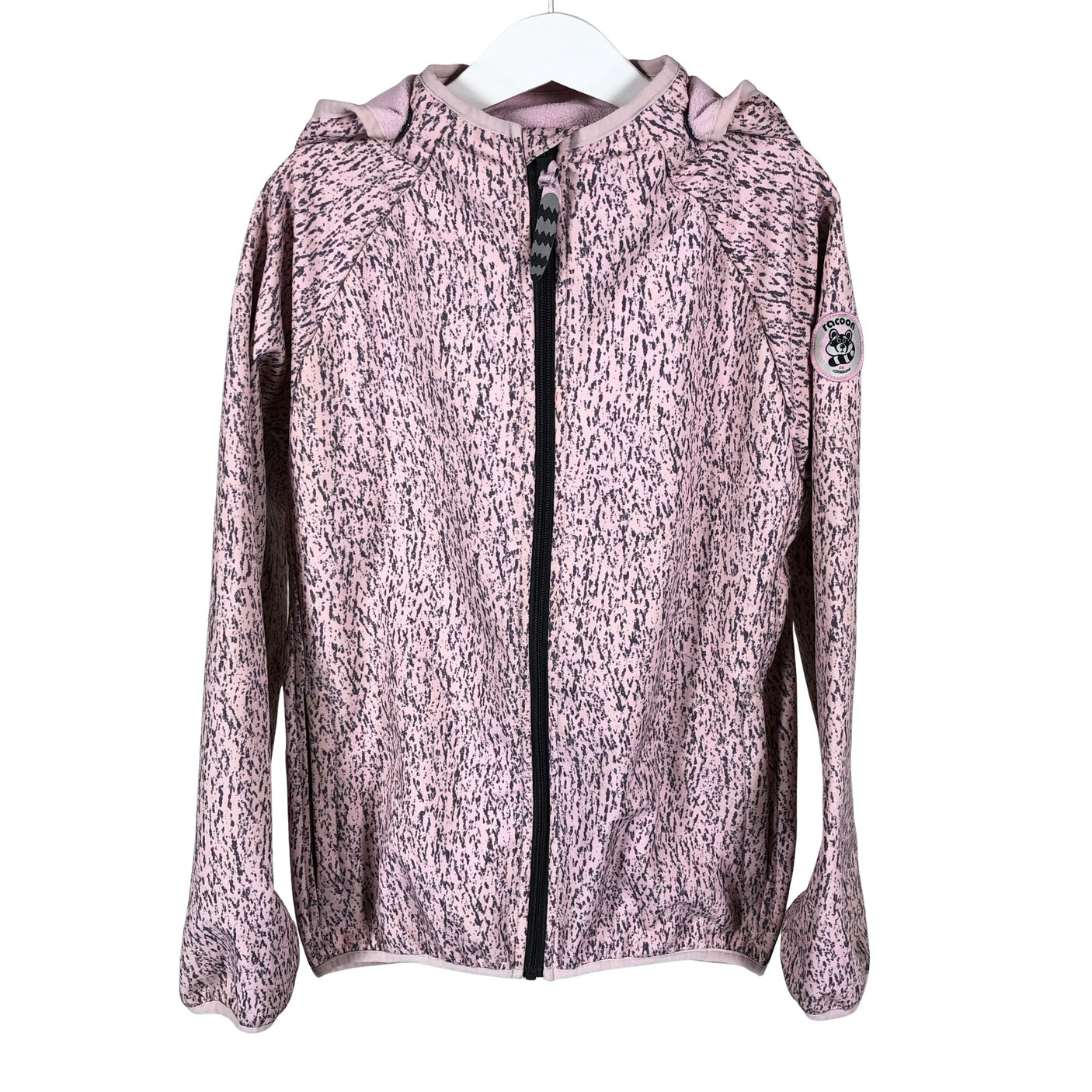 Unisex Racoon - Soft shell jacket, size 134 - 140 - Light pink (1)